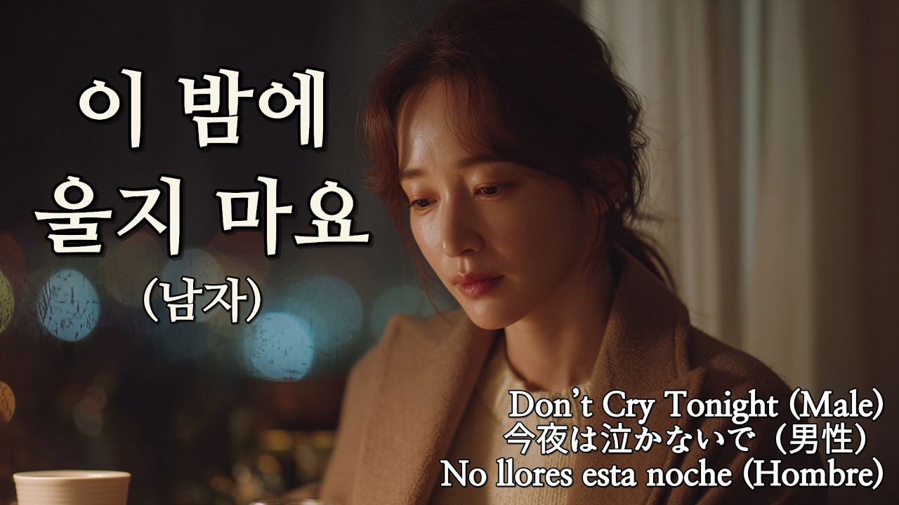 이 밤에 울지마요 (남자)(Don’t Cry Tonight – Male / 今夜は泣かないで – 男性)Emotional Korean Ballad