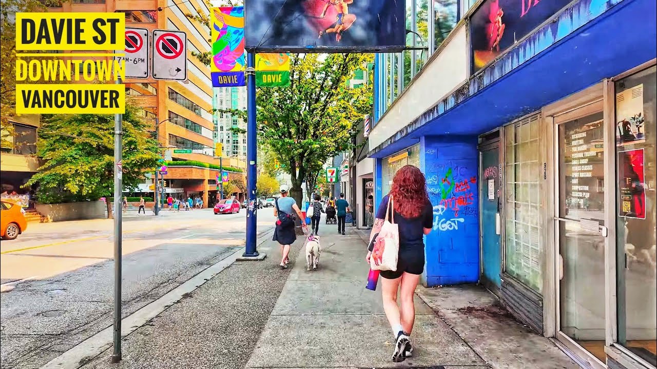 Vancouver Walk 🇨🇦 - Davie Village to George Wainborn Park