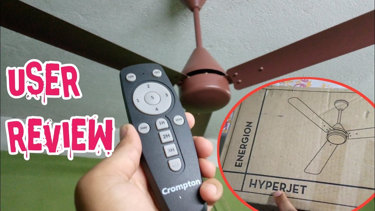 crompton energion hyperjet 1200mm bldc ceiling fan || crompton hyperjet bldc fan review
