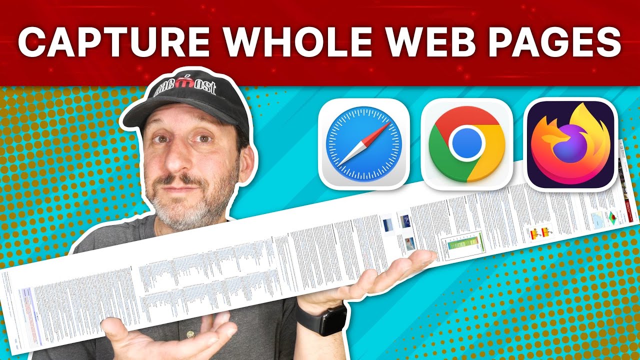 Screen Capture Entire Web Pages On Your Mac (2023)