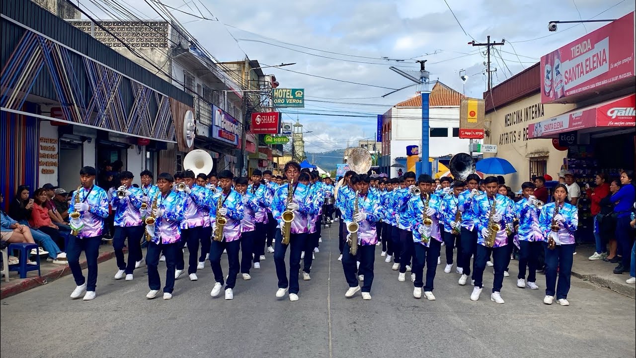 DESFILE DE CARROZAS 2025 (1) - Big Band Shekina / Fiestas Julias / Huehuetenango, Guatemala