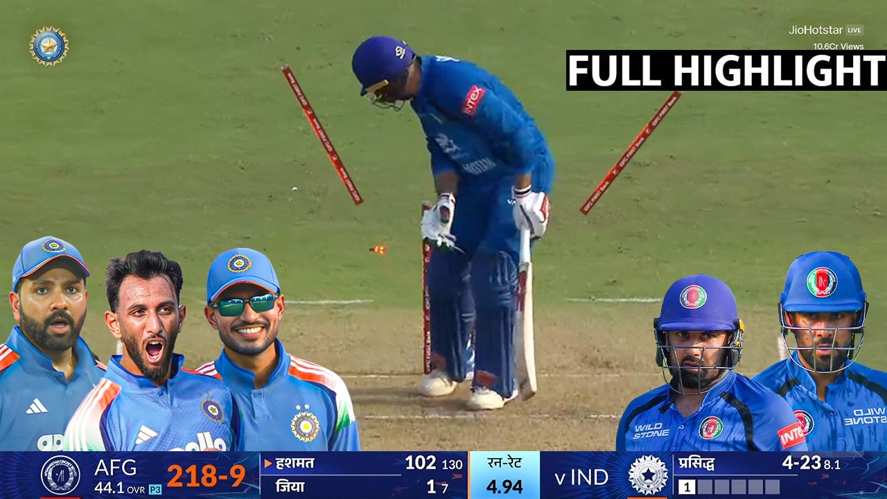 India vs Afghanistan 3rd ODI Full Highlights 2026 | Ind vs Afg 3rd ODI Full Highlights 2026