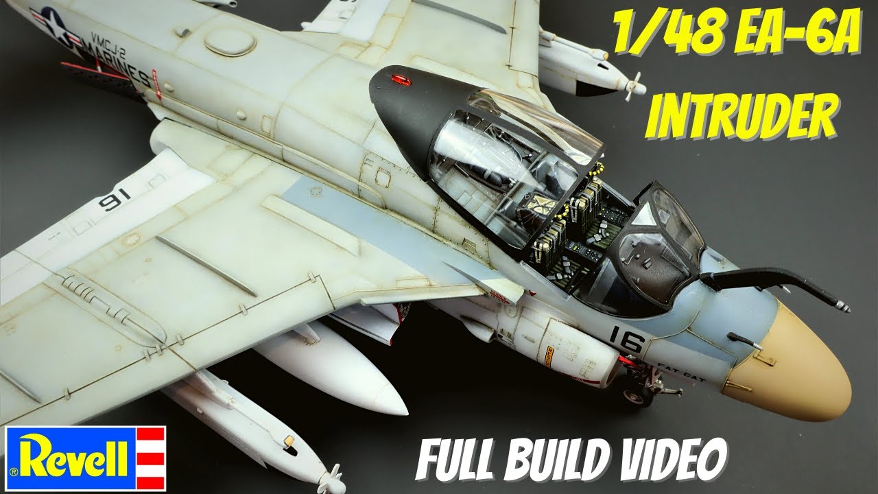 Сборка 1/48 Revell EA-6A Intruder
