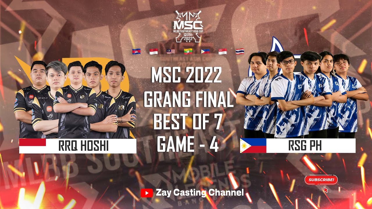 [Game - 4] RRQ Hoshi vs RSG PH MSC 2022 Grand Final