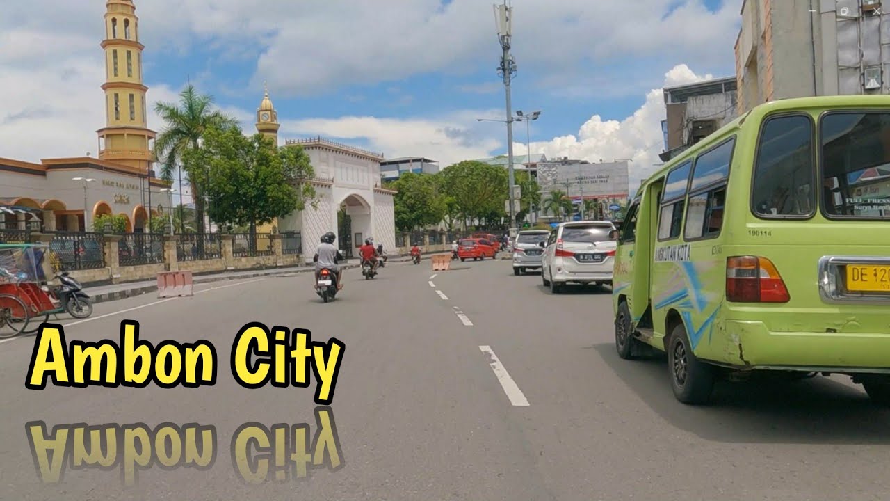 Around Ambon city, it's been a long time, now ride to 