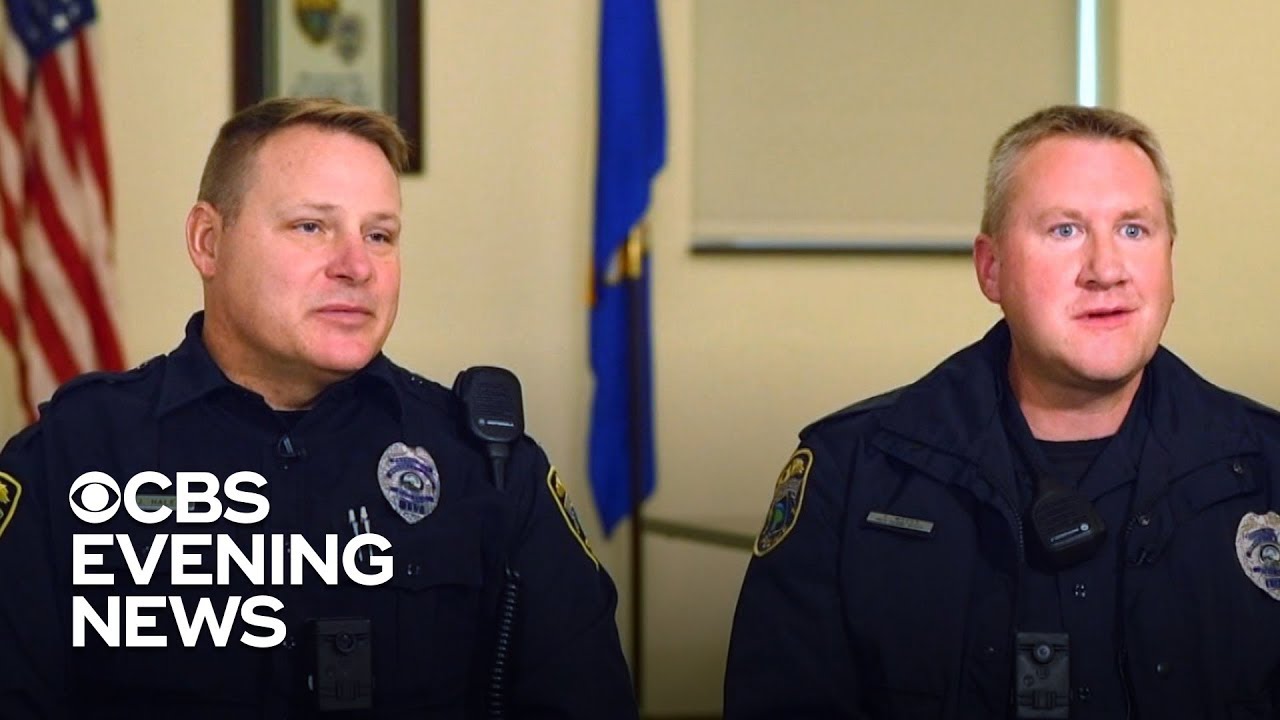 Officers witness remarkable squirrel rescue