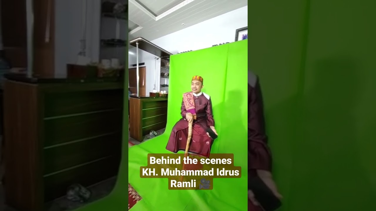 Behind the scenes KH. Muhammad Idrus Ramli