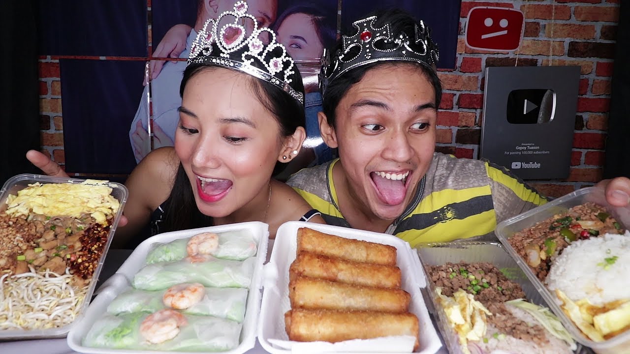 [Mukbang] Eating THAI FOODS in the PHILIPPINES!!
