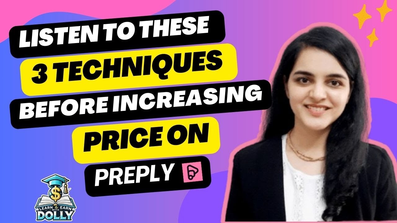3 Techniques to Know Before Increasing Your Preply Rates #preply #price #workfromhome| 2025