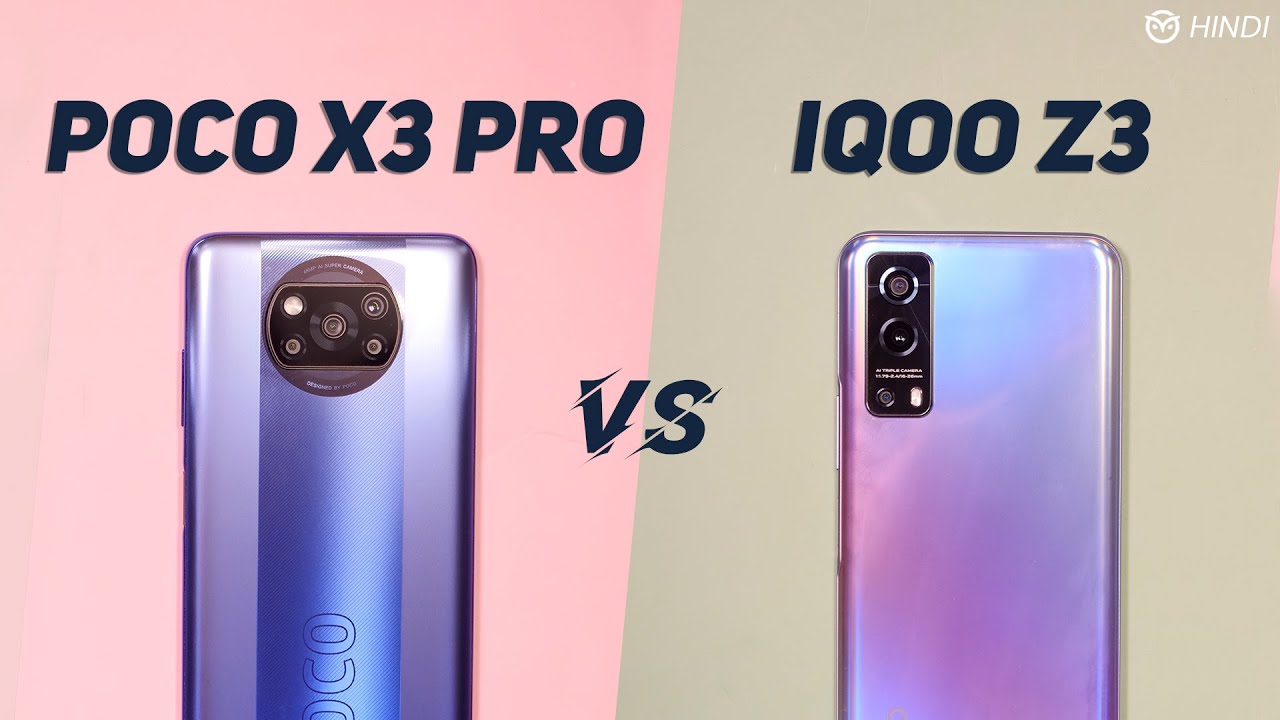 iQOO Z3 vs Poco X3 Pro FULL Comparison | Camera Test | Gaming Performance | Detailed Pros & Cons