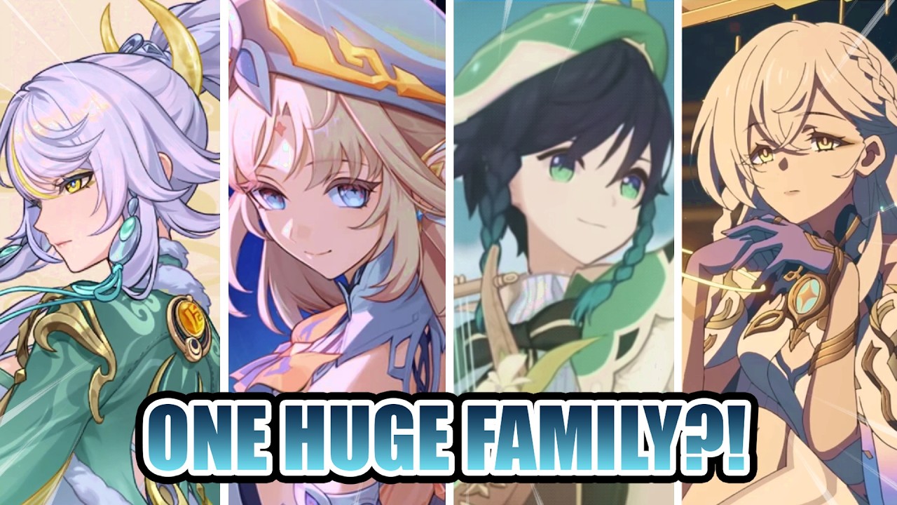 Zibai, Venti, Nicole AND Istaroth ARE ONE HUGE FAMILY | Genshin Impact Lore and Theories | Luna III