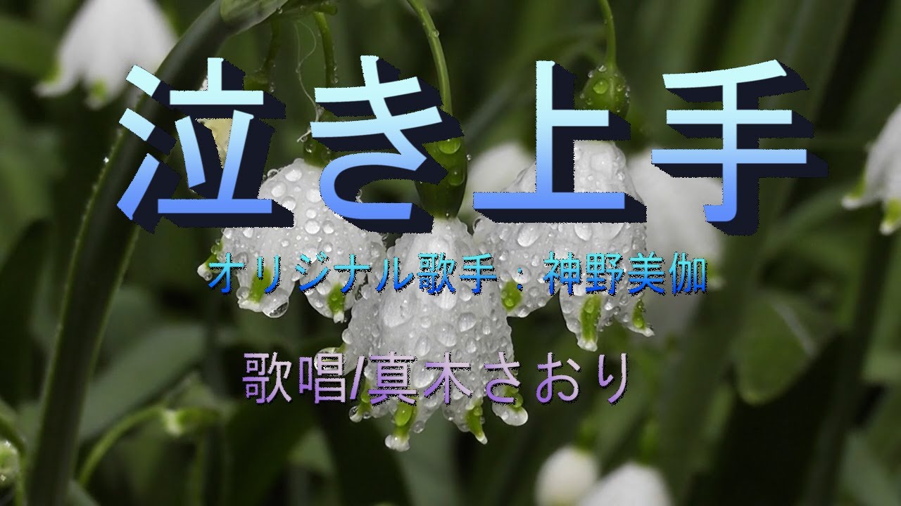 泣き上手(神野美伽）唄/真木さおり