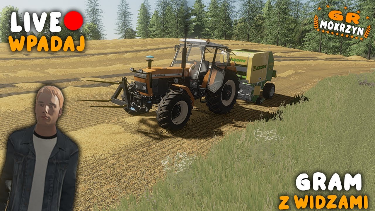 🔴LIVE🔥Farming Simulator 22🎮gramy na mokrzynie z widzami zapraszam
