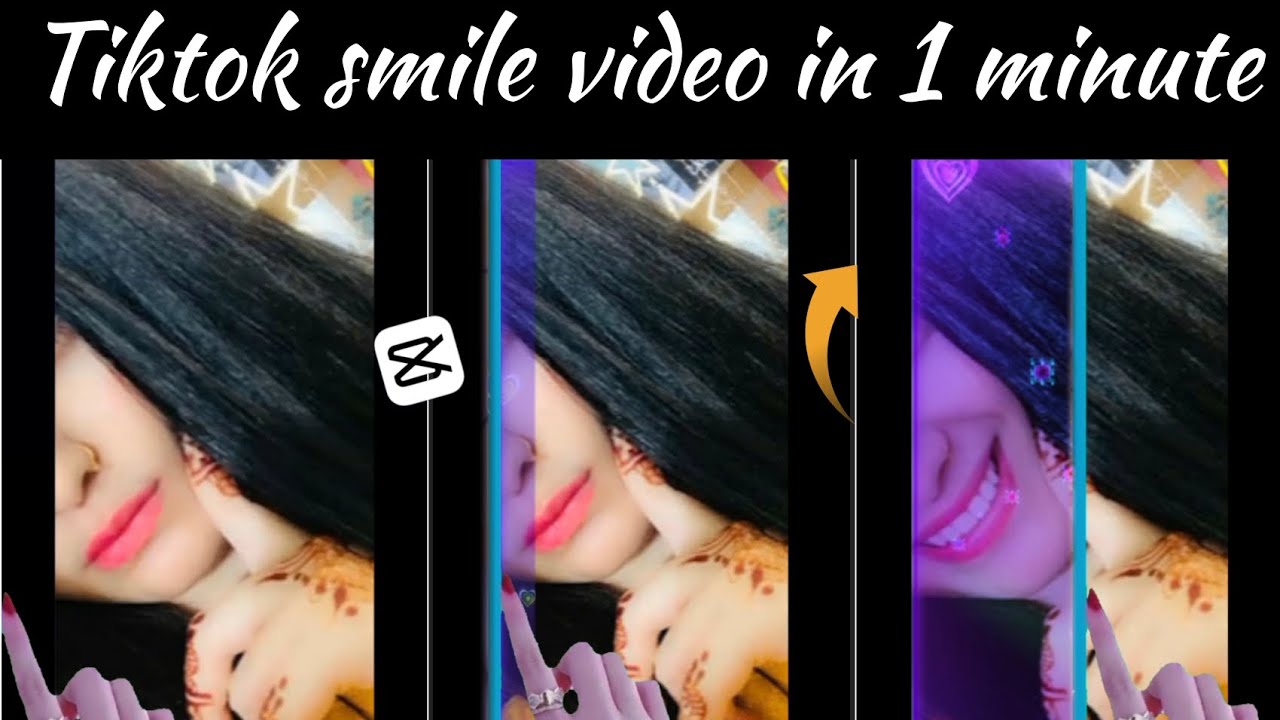 cap cut editing new trend | capcut par smile video Kaise banaye | tiktok new trend