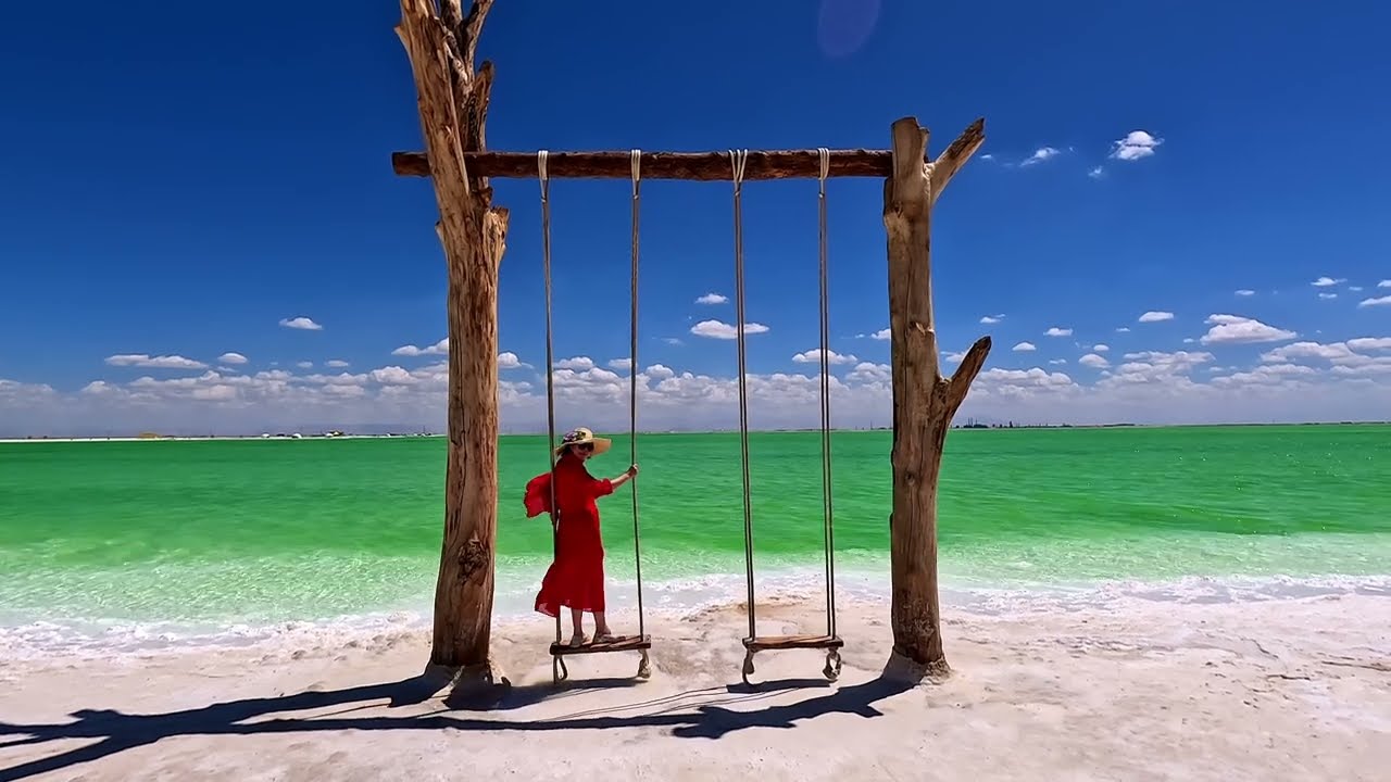 【4K】The second largest salt lake in the world: Qarhan Salt Lake, Golmud, Qinghai, China