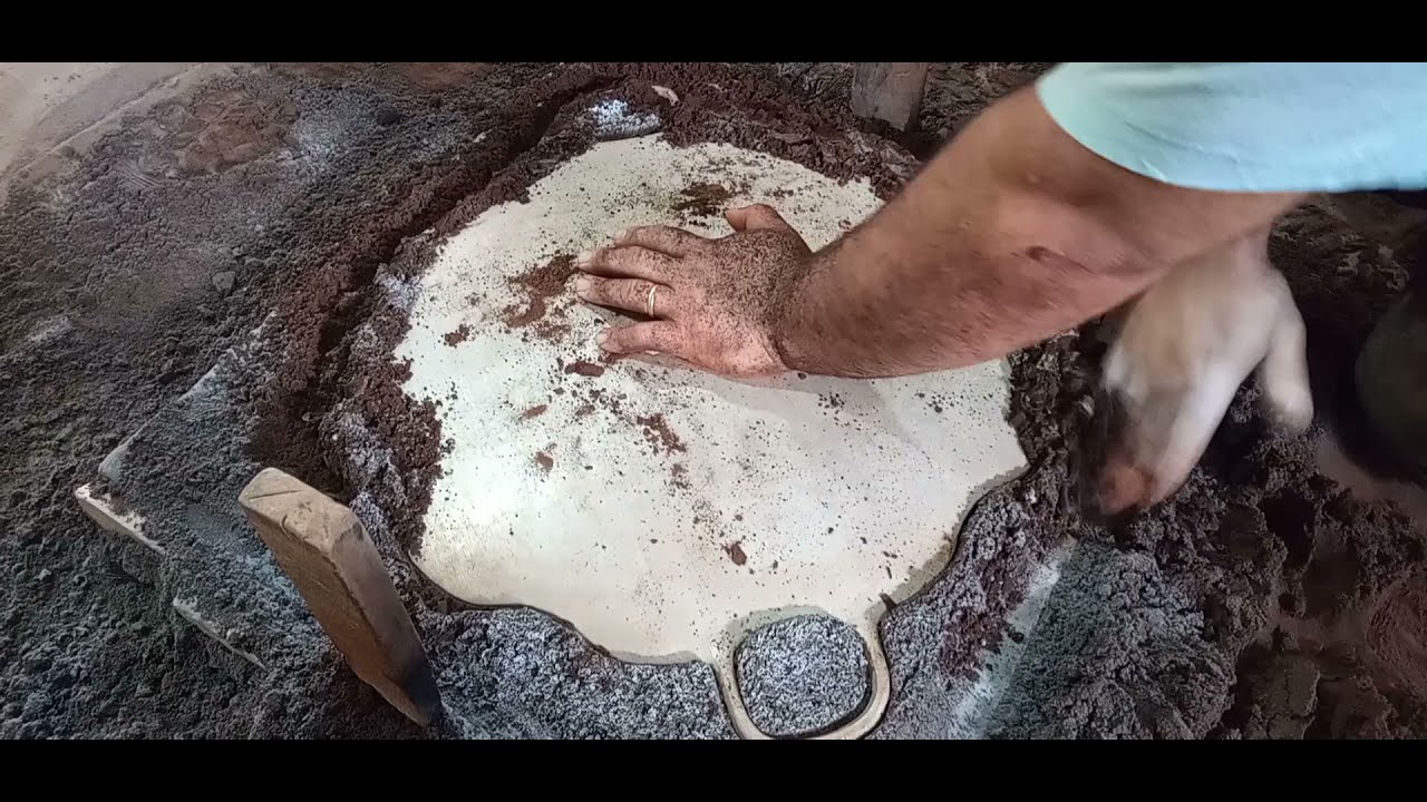 🔥Modelando  disco de arado em alumínio fundido parte 1