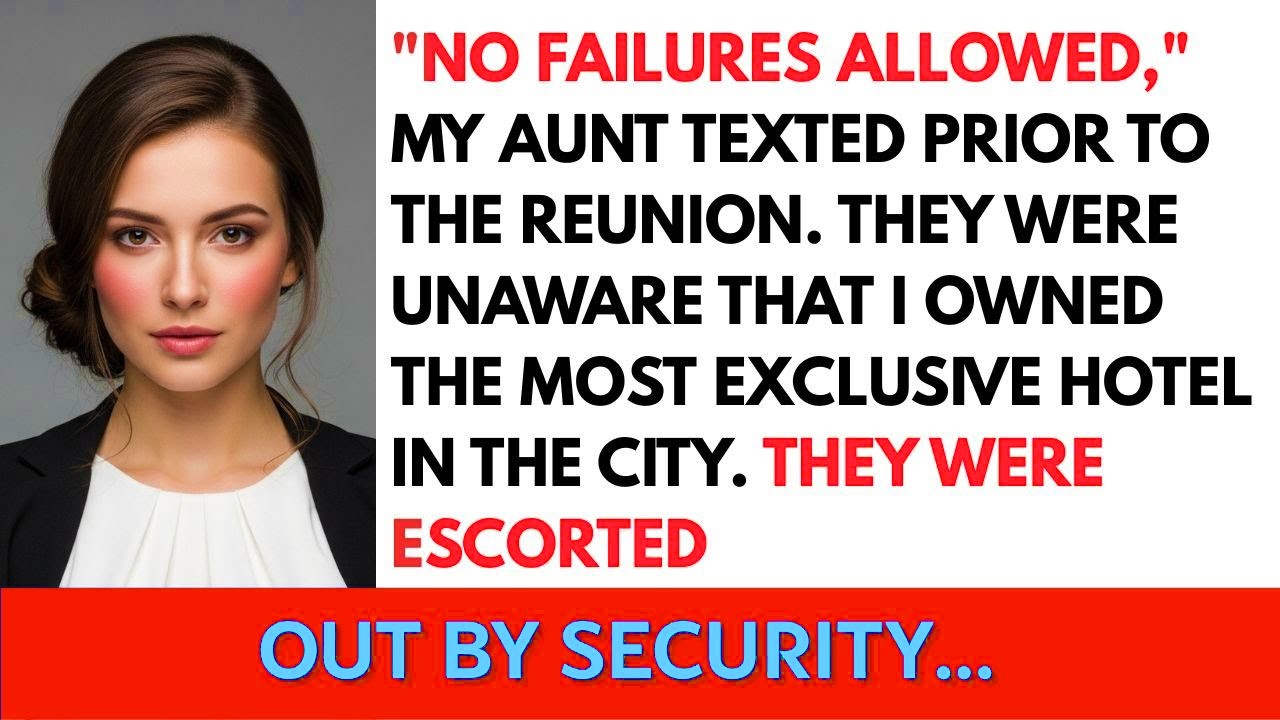 My Family Banned Me From The Reunion For Being A  Failure —Then The Banner Said My Name