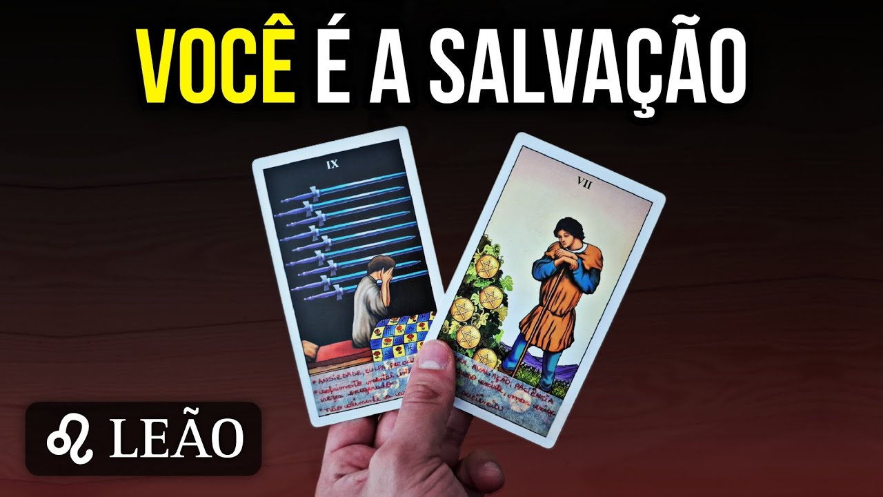 ♌ LEÃO 💞  ENTENDA PORQUE VOCÊ É A ÚNICA SAÍDA PARA O CORAÇÃO DELE(A)!