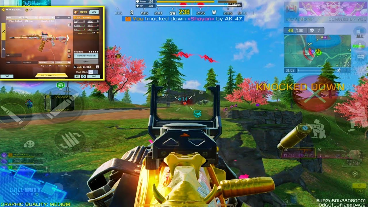 My favorite AK47 is back in action | Latest AK-47 Gunsmith in CODM BR