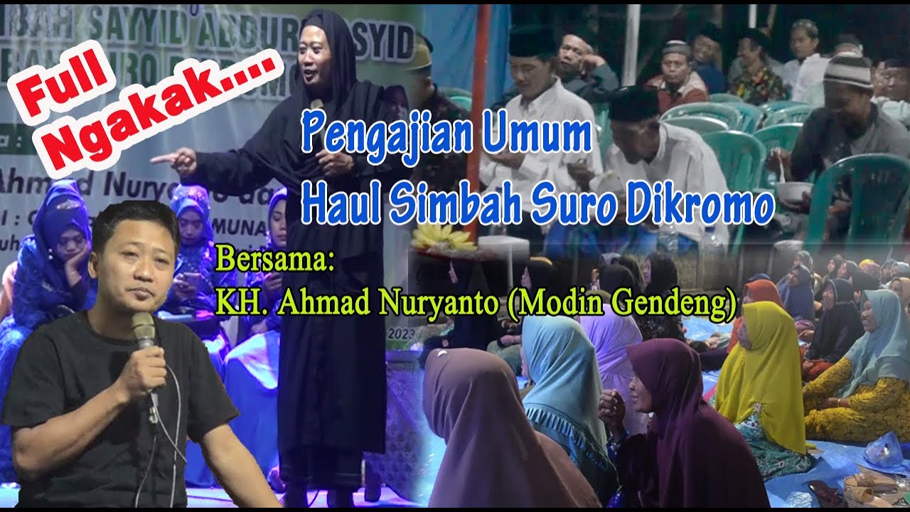 PENGAJIAN UMUM KH. AHMAD NURYANTO (Modin Gendeng) Live Glentengan Jaken