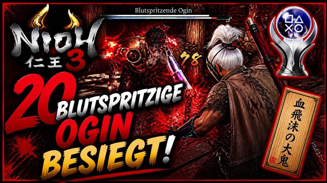 🎬 F20 – Nioh 3 | BLUTSPRITZIGE OGIN BESIEGT! 😱💀 Dieser Kampf eskaliert | Blind Let’s Play