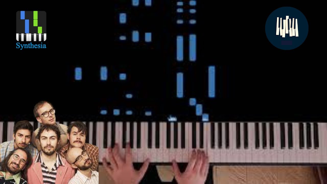 Pinguini Tattici Nucleari - Pastello Bianco Piano Synthesia