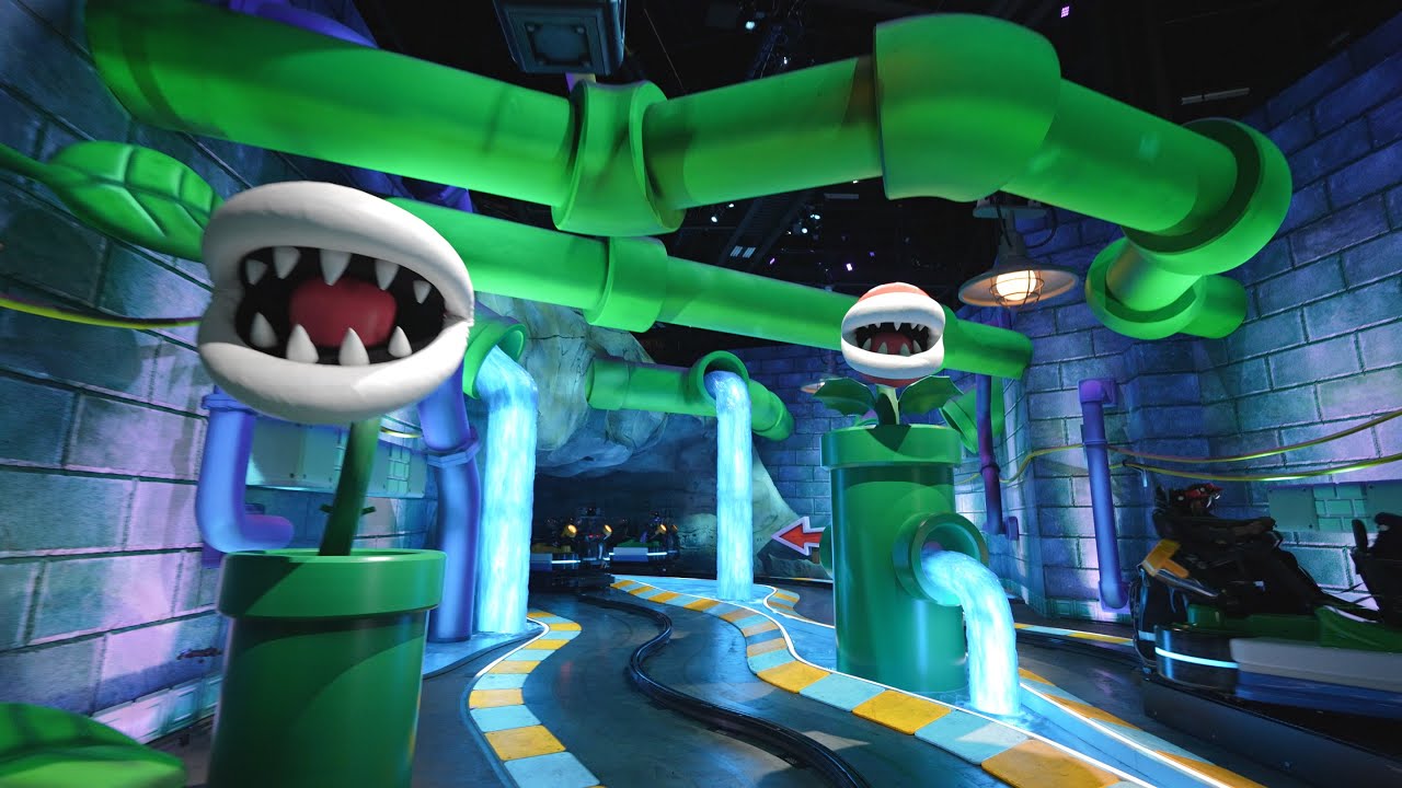 Mario Kart Ride at Universal Studios Hollywood - 4K Dark Ride POV Super Nintendo World