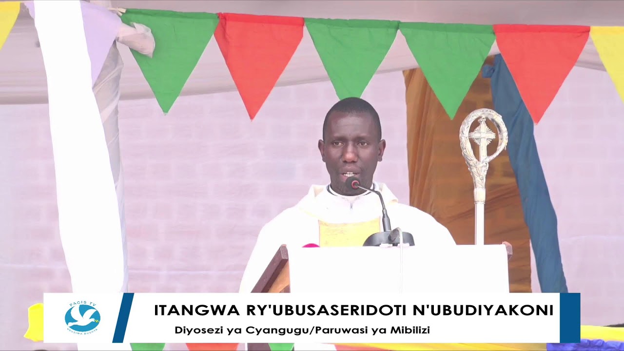 ITANGWA RY'UBUSASERIDOTI N'UBUDIYAKONI MURI DIYOSEZI YA CYANGUGU PARUWASI MIBIRIZI KU WA 06/07/2025