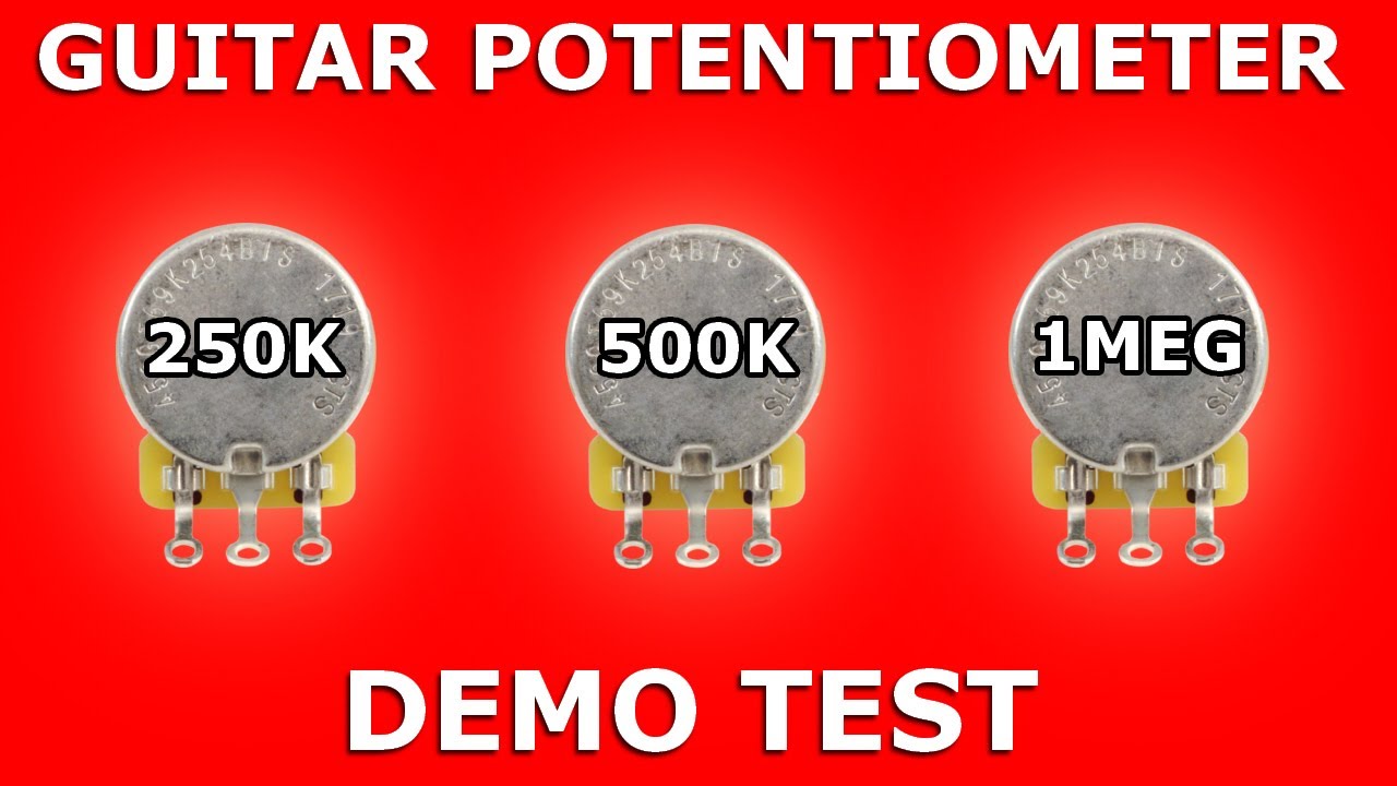 GUITAR POTENTIOMETER DEMO TEST