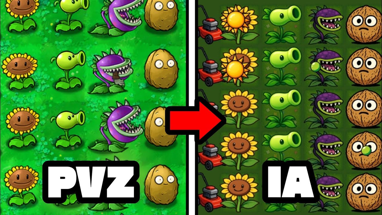 Hice que la IA creara su propio PvZ