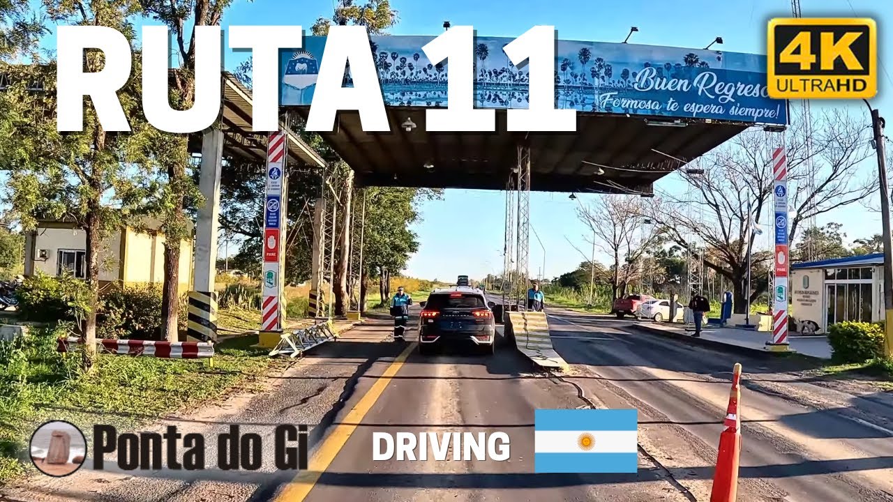 CIUDAD DE FORMOSA hasta CHACO por RUTA 11 sin cortes #driving virtual TOUR 2025 RUTAS de ARGENTINA