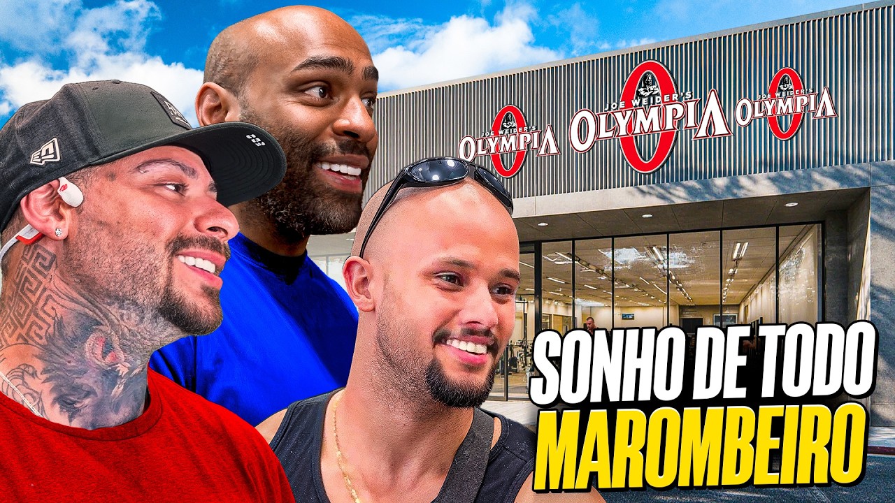 Conheci a academia do MR OLYMPIA! E teve surpresa no final! - Leo Stronda
