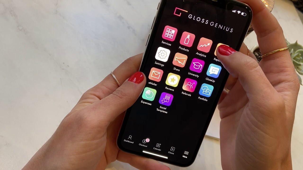 GlossGenius App Walkthrough
