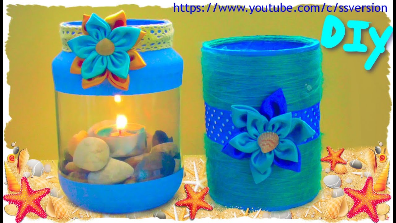 Tutorial: Lanterne e Barattoli Estivi | DIY Summer Lantern and Jar | Collab. FairyFashion Art