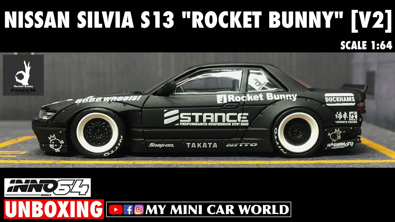 【MY MINI CAR WORLD】UNBOXING INNO64 1/64 NISSAN SILVIA S13 