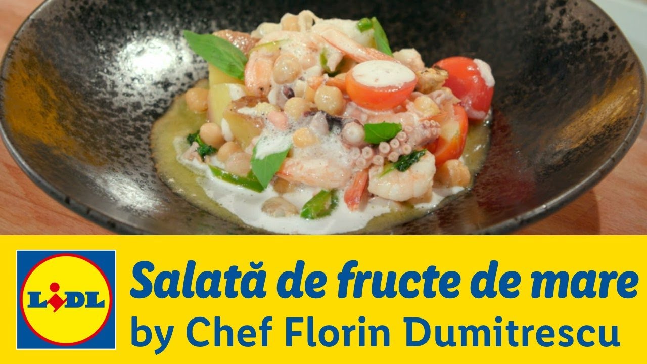 Salata de fructe de mare • Gateste cu Chef Florin Dumitrescu
