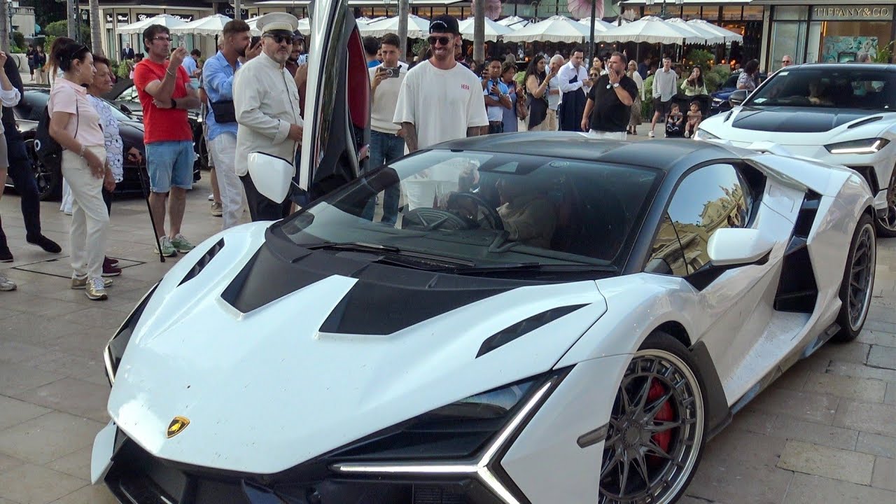 MAT ARMSTRONG with his REBUILT LAMBORGHINI REVUELTO arriving at Casino de Monaco!!