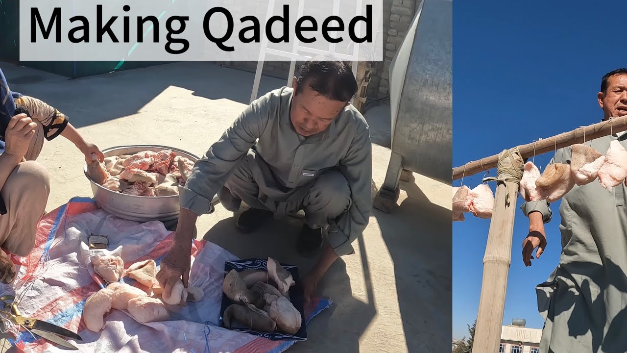 Pakistan Visit: Making Hazara Traditional Food (Qadeed) For Winter S2 EP115
