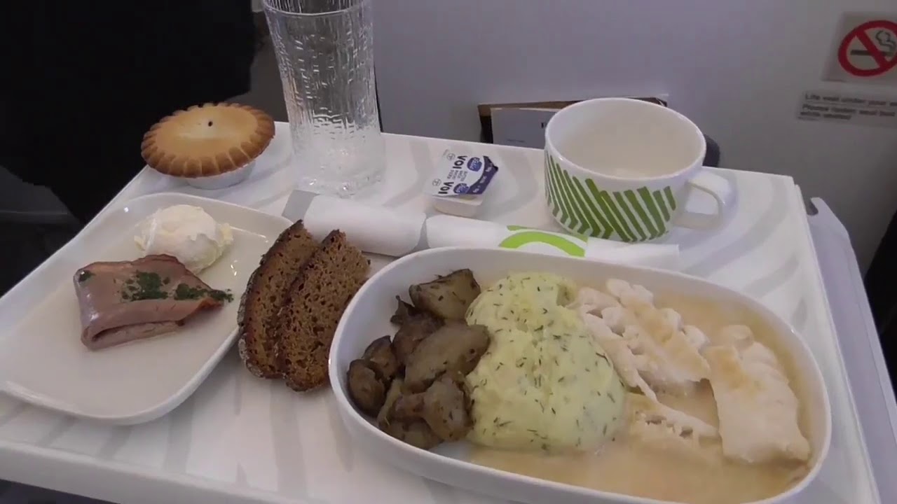 Finnair business class food