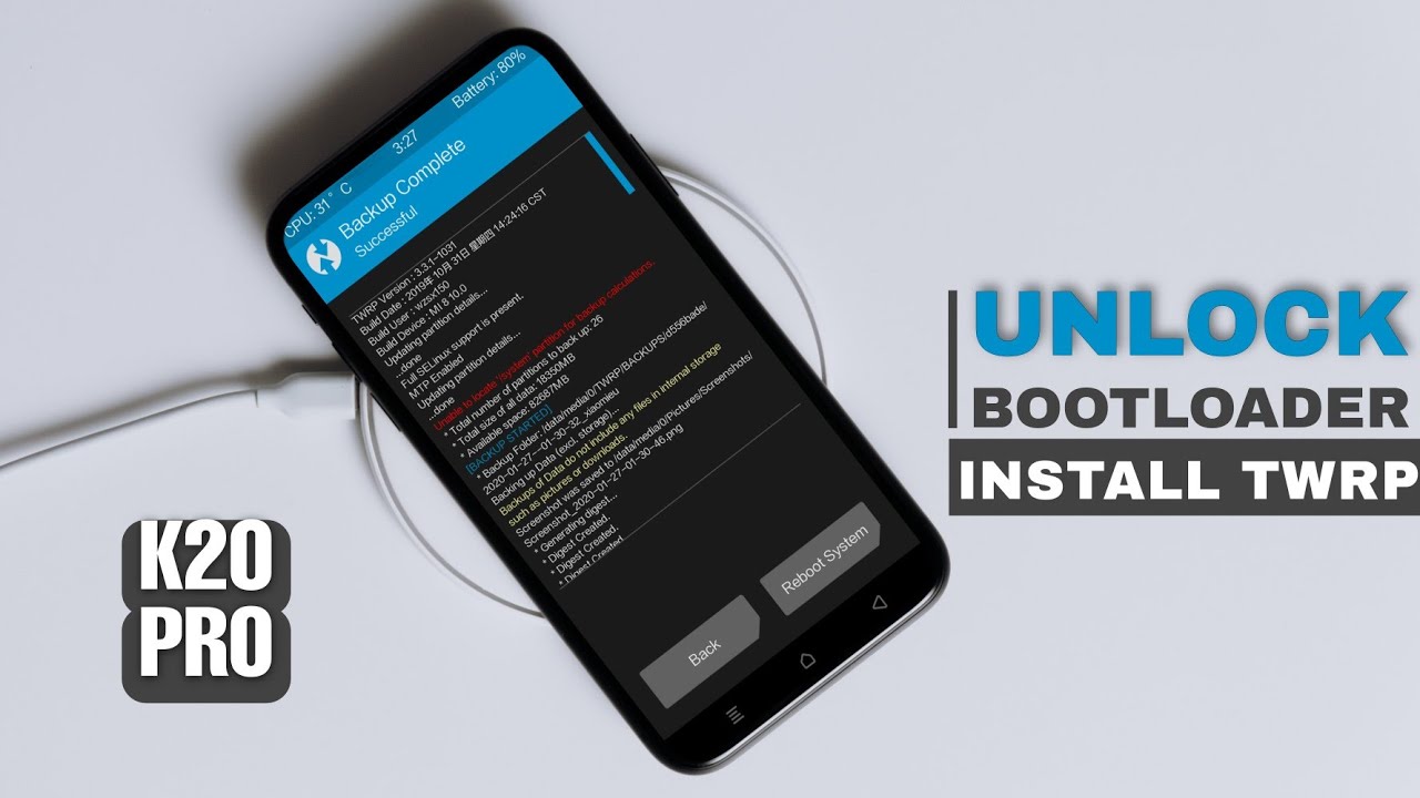 Как разблокировать загрузчик и установить TWRP Recovery на Redmi K20 Pro