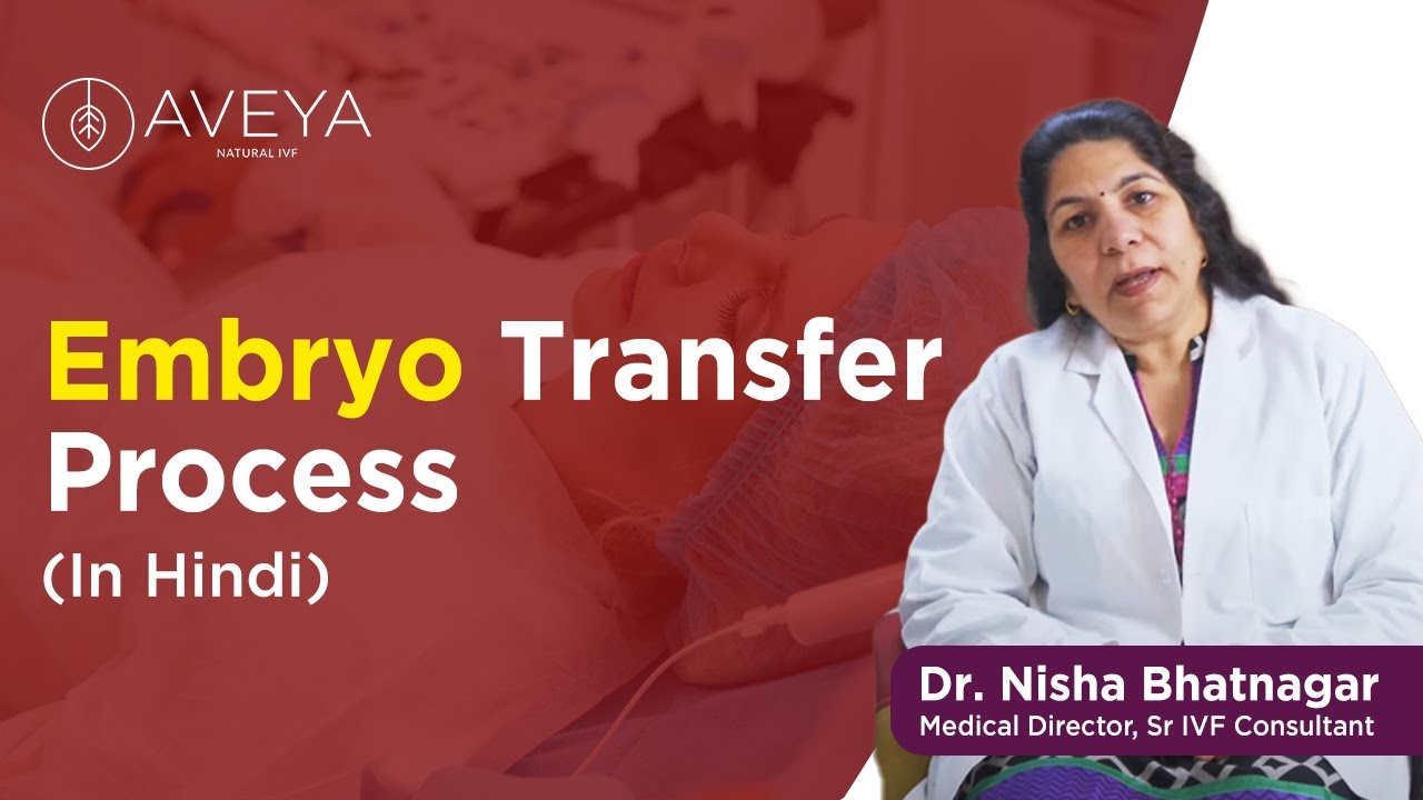 Embryo Transfer Process Explained By Dr. Nisha Bhatnagar in Hindi - AVEYA IVF