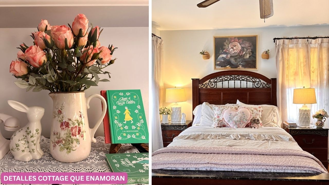 MI DORMITORIO COTTAGE SOÑADO 🌸 COTTAGE DECOR🌸#dossier  #soniaceli #soniacelidecoracion