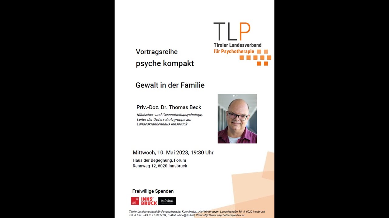 Dr. Thomas Beck: Gewalt in der Familie