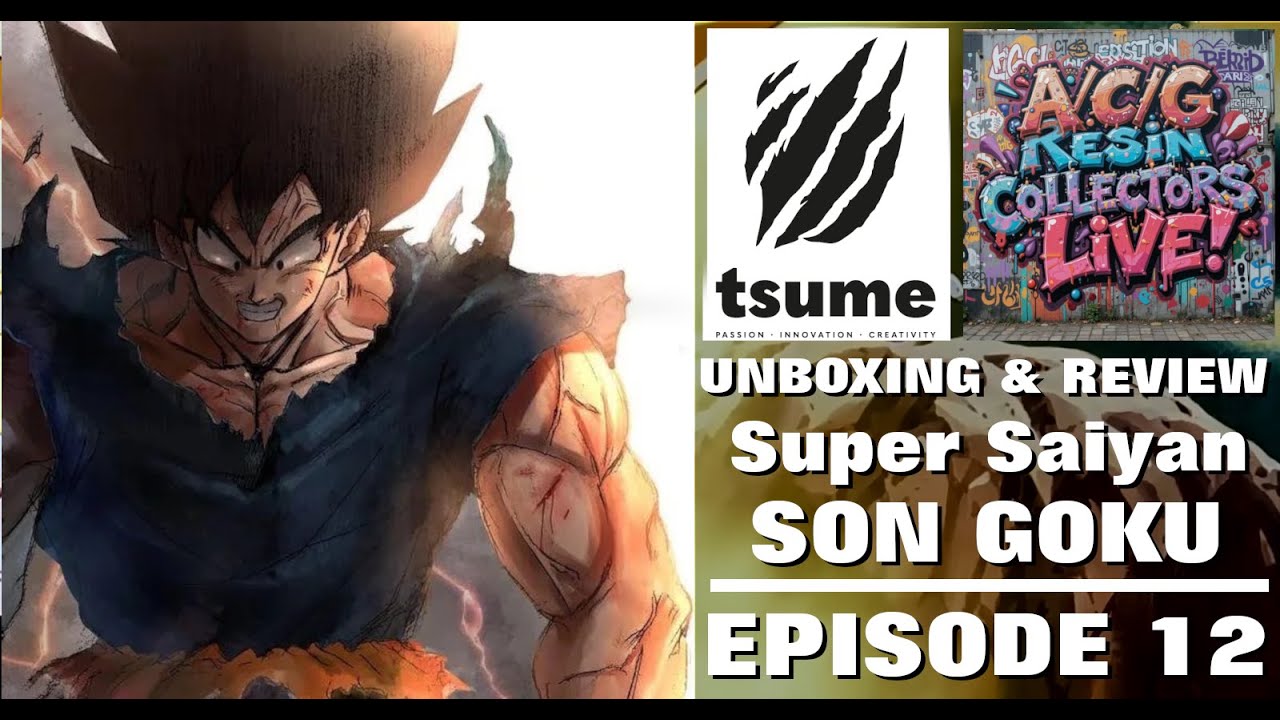 💥EPISODE 12:  Tsume Art Super Saiyan Goku Unboxing & Review HQS Resin Statue (Standard Version)