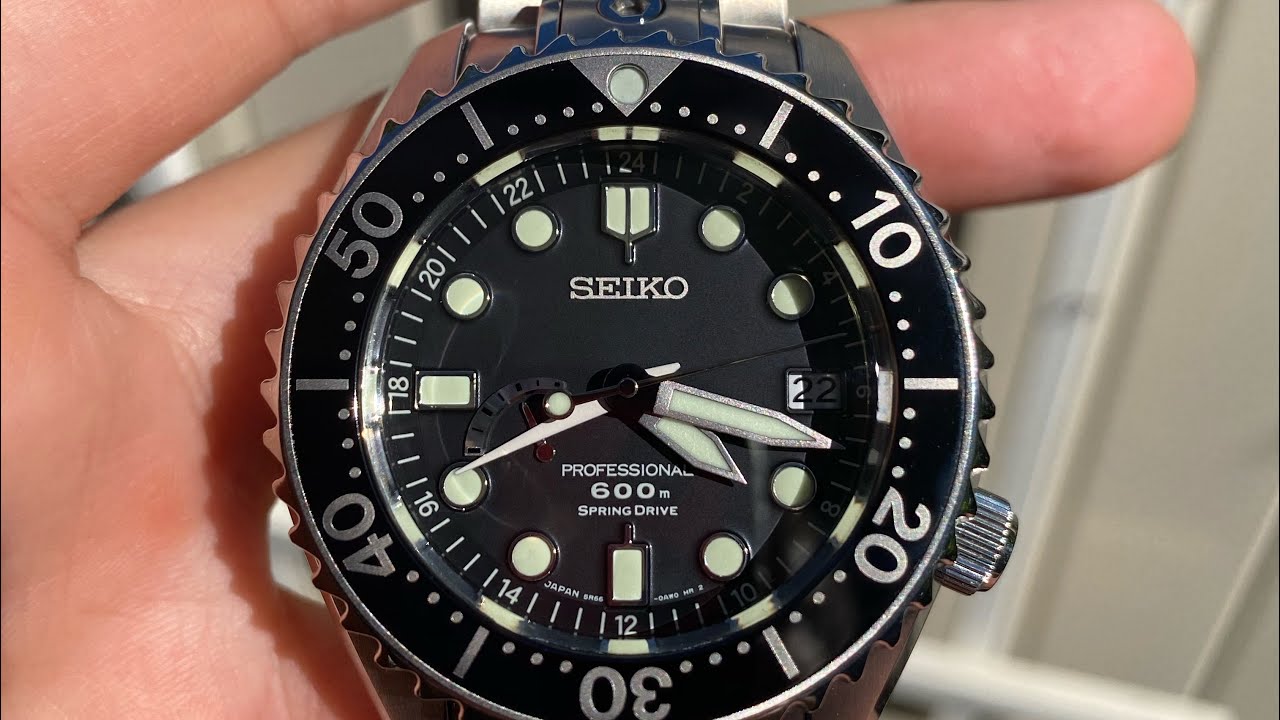 Seiko SBDB011 Spring Drive GMT 600m