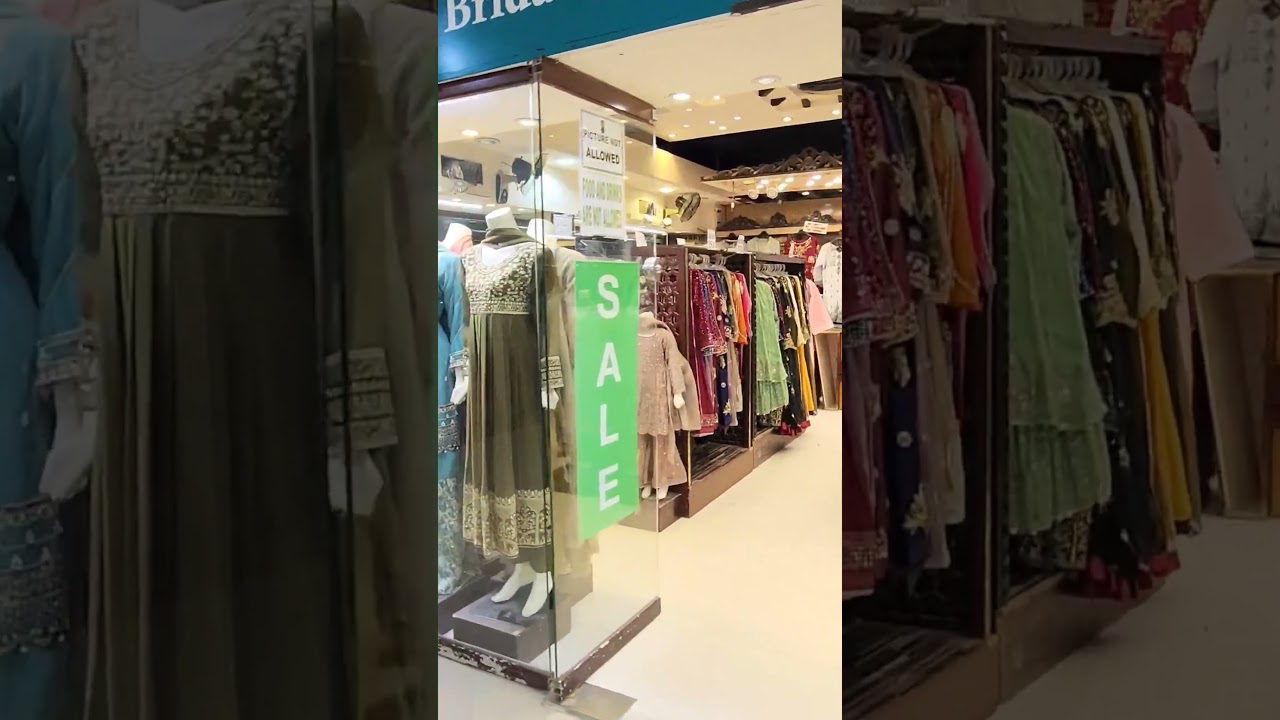 Wedding collection fancy & party wear dresses at millennium mall #fashion #shorts #fancydress #dress