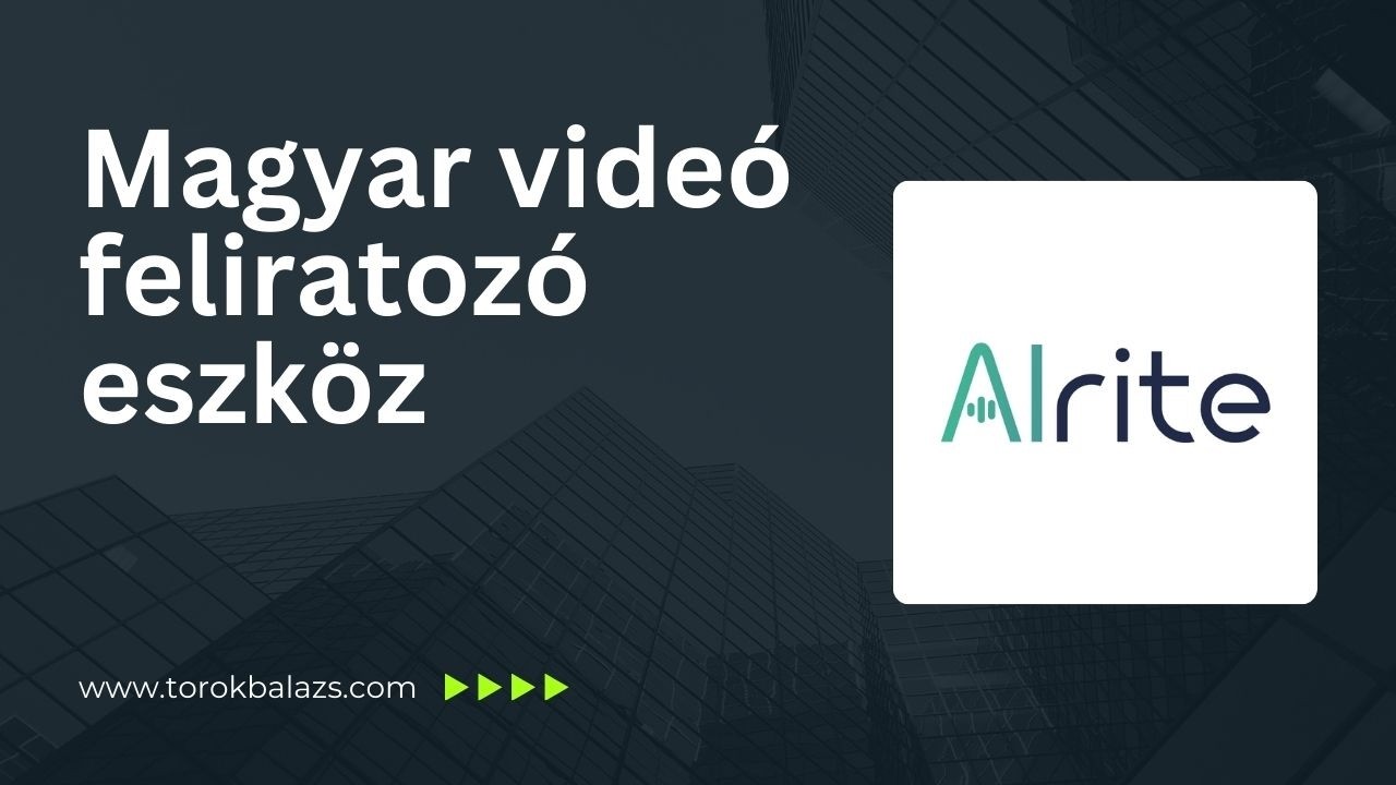 Alrite - Magyar vide&oacute; feliratoz&oacute; &eacute;s hang sz&ouml;vegg&eacute; &aacute;talak&iacute;t&oacute;, leiratoz&oacute; | T&ouml;r&ouml;k Bal&aacute;zs