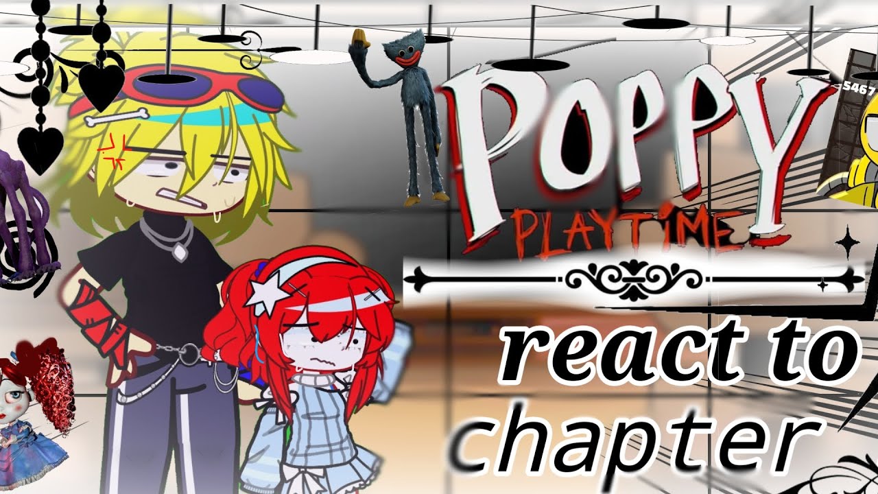 Poppy playtime react to chaptre 5(blood, cringe, cring)enjoy wathing 🎭✨️🪄🔮🧸
