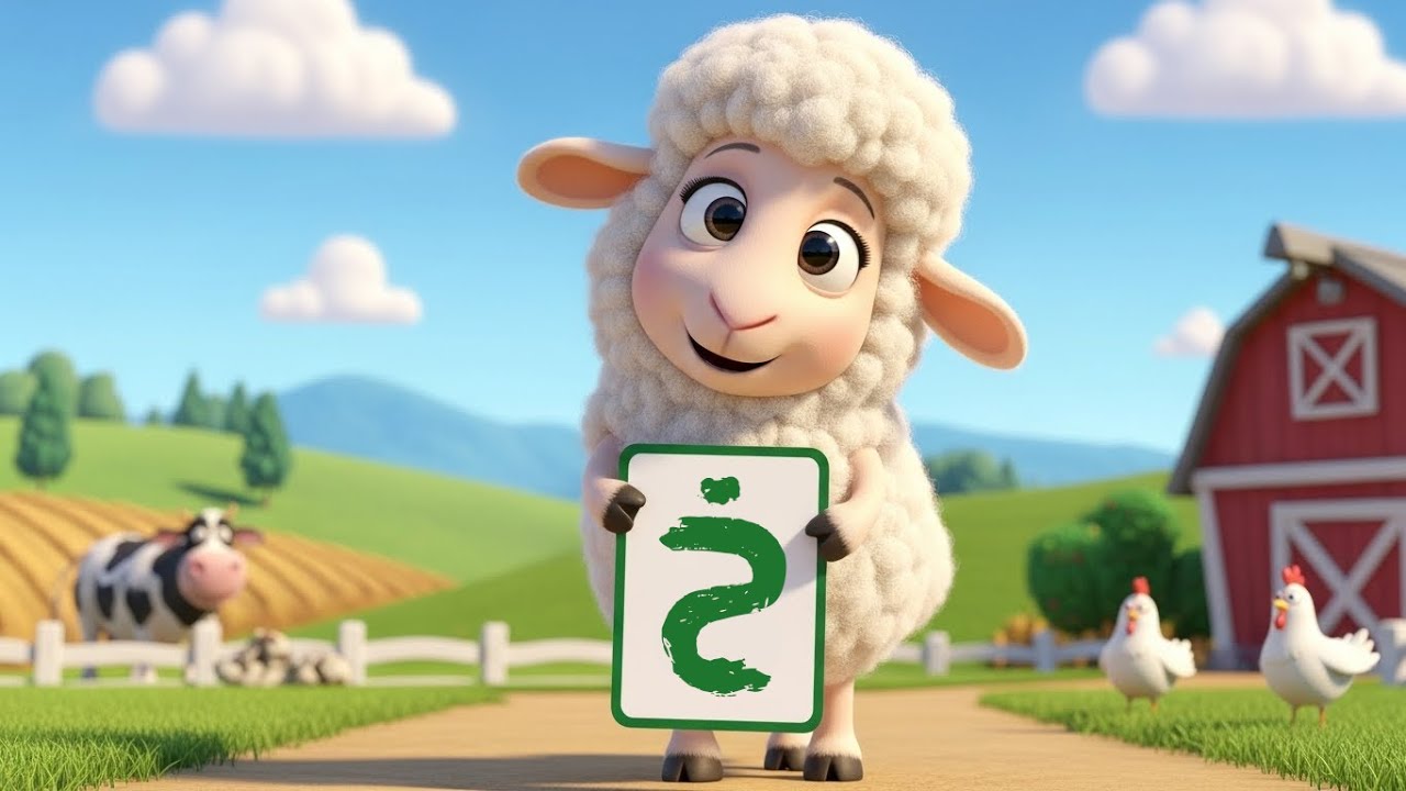 تعلّم الحروف العربية 🐑 حرف خ #الحروف_العربية