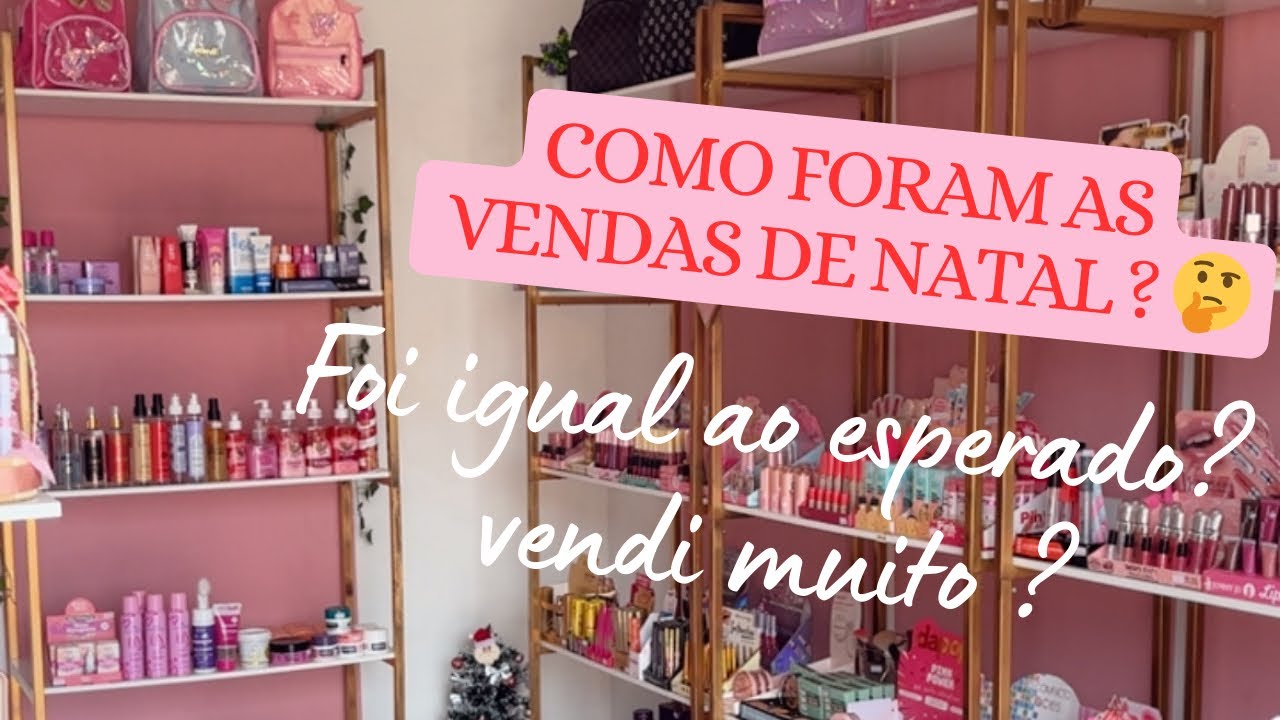COMO FORAM AS VENDAS DE NATAL?  Vendi muito? Foi como imaginei pra esse primeiro ano de loja ? 